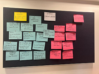 NFDIxCS Symposium: PostIts zum Workshop Community Building